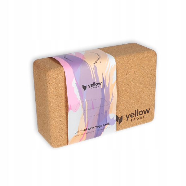 yellowBLOCK Yoga EVA – Wodoodporna kostka korkowa
